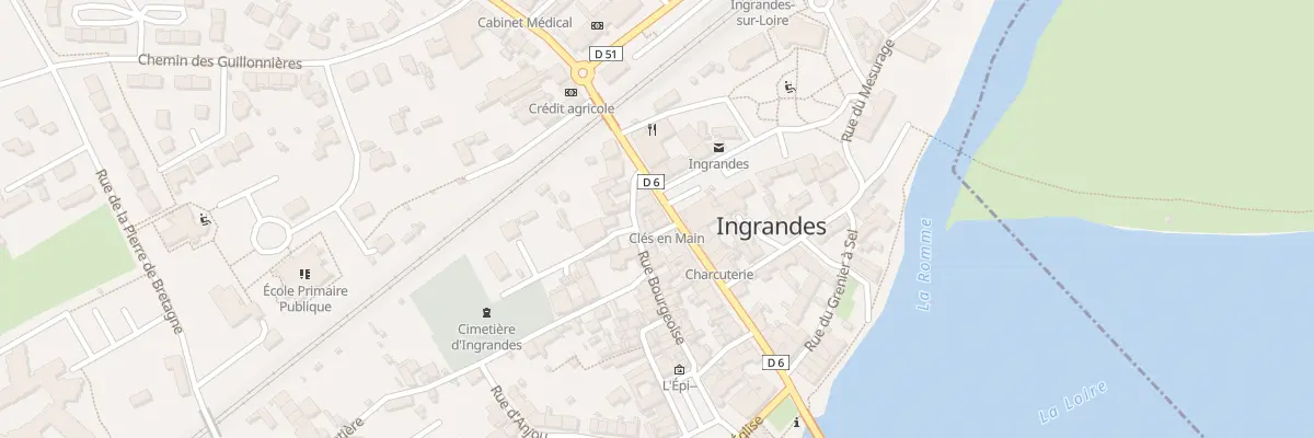 Plan du 33 Rue du Pont à Ingrandes-le-Fresne-sur-Loire
