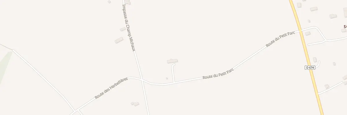 Plan du 2 Rte du Petit Parc -Ste Marie L à Souleuvre en Bocage