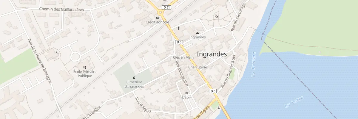 Plan du 7 Rue Saint Eloi à Ingrandes-le-Fresne-sur-Loire