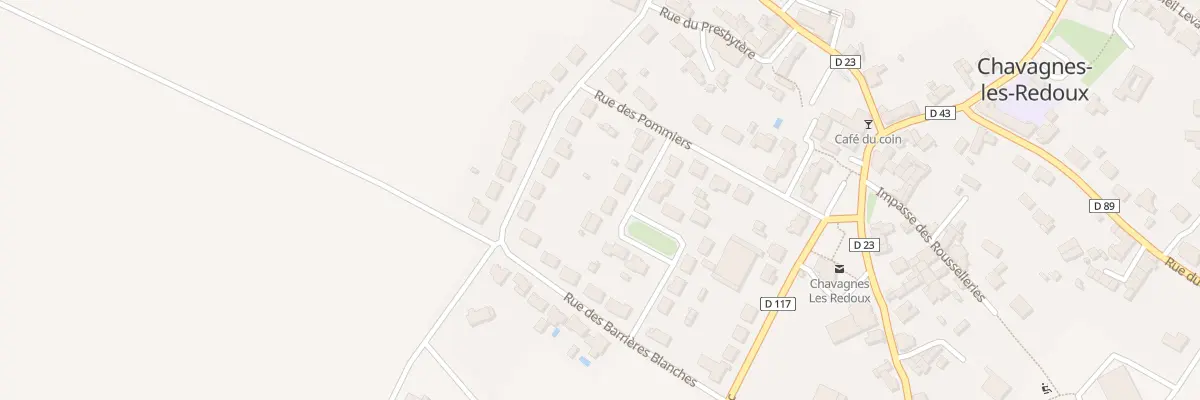 Plan du 14 Rue des vignes à Chavagnes-les-Redoux