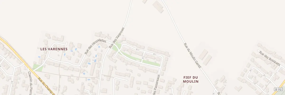 Plan du 28 Rue des Passereaux au Thou