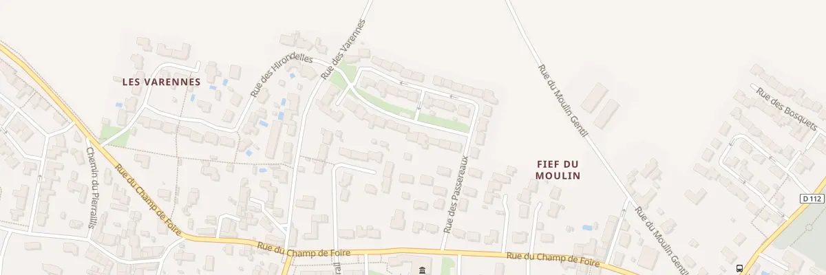 Plan du 62 Rue des Passereaux au Thou