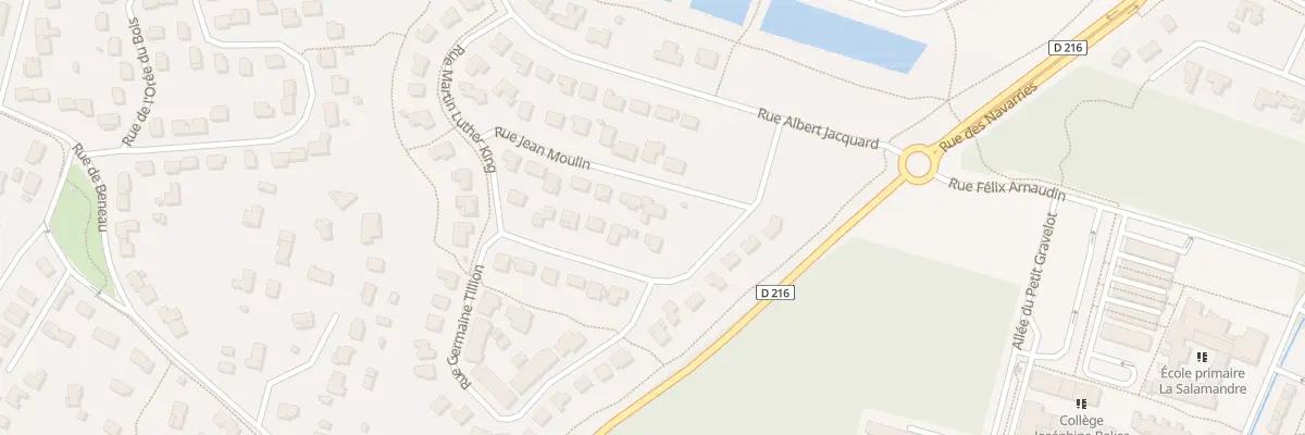 Plan du 3 Rue Jean Moulin à Mios