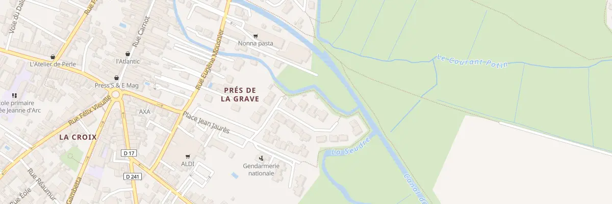 Plan du 7 Imp de la Grave à Saujon