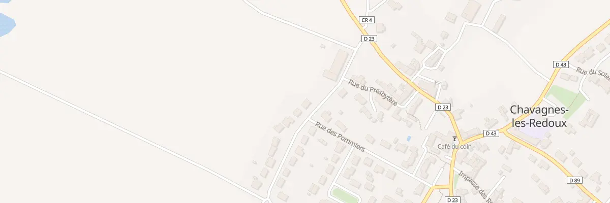 Plan du 10 Rue des chaffauds à Chavagnes-les-Redoux