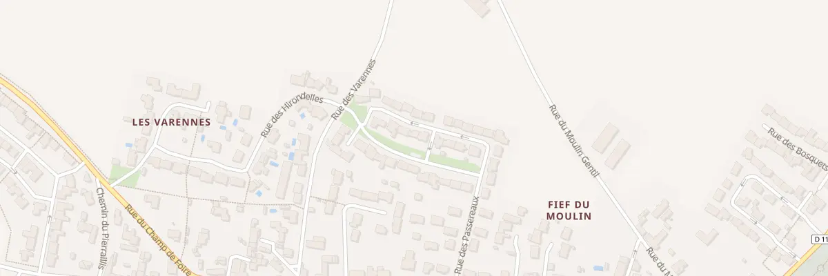 Plan du 17 Rue des Passereaux au Thou