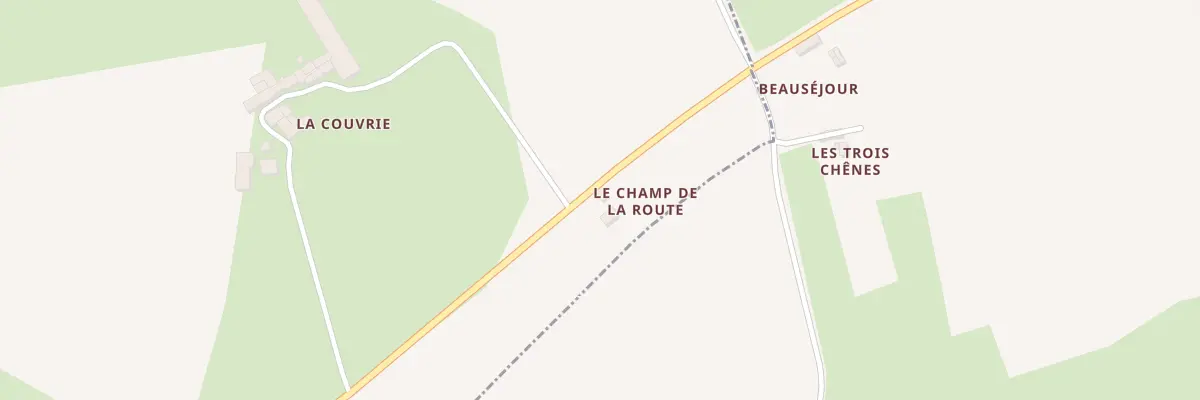 Plan du 2 Le Champ de la Route à Saint-Berthevin-la-Tannière
