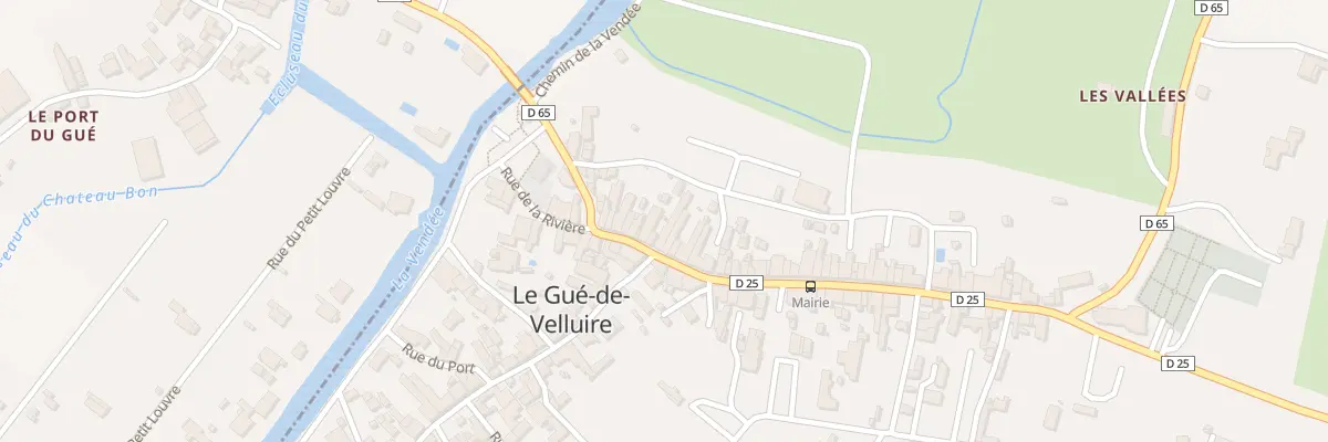 Plan du 64 Rue de l’église au Gué-de-Velluire