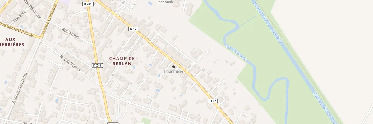 Plan du 47 Rue Thiers à Saujon