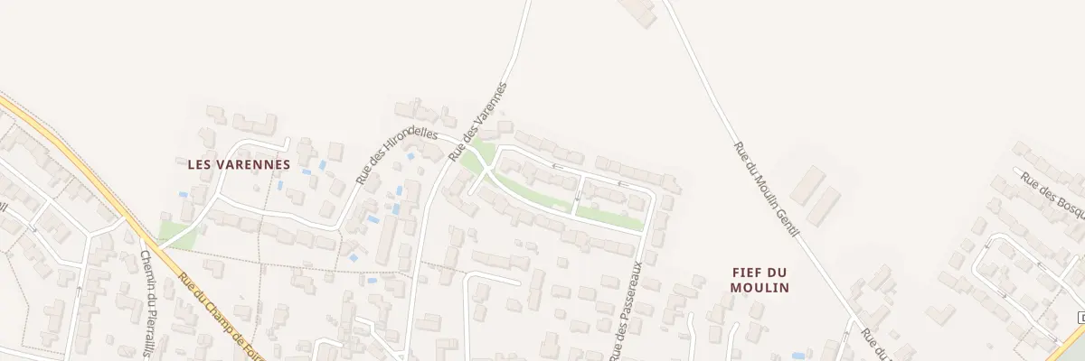 Plan du 19 Rue des Passereaux au Thou