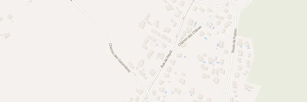 Plan du 39 Rue de Peyot à Mios