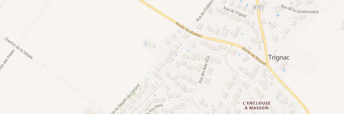 Plan du 26 Rue du Moulin du Canard à Semussac