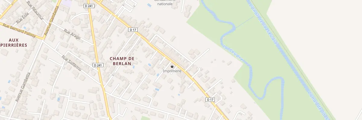 Plan du 45 Rue Thiers à Saujon