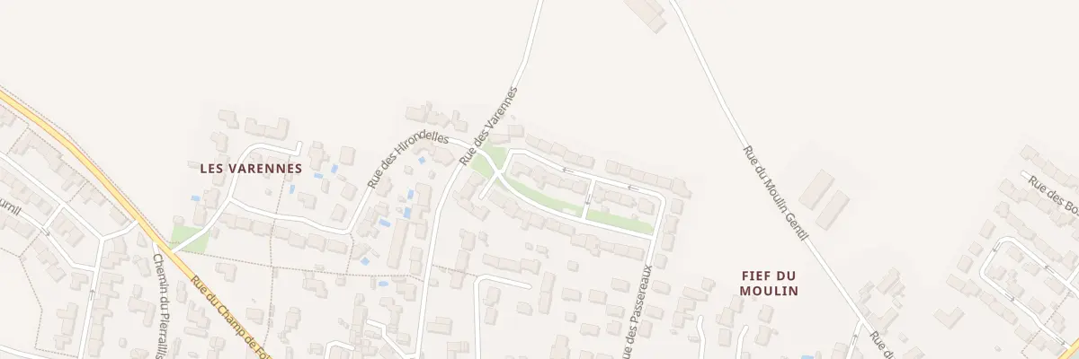 Plan du 21 Rue des Passereaux au Thou