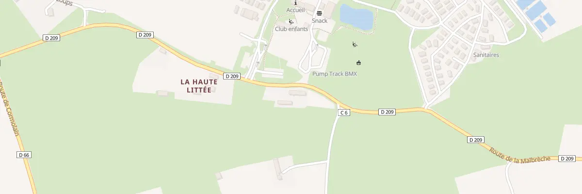 Plan du 1451 Rte de Malbreche à Litteau