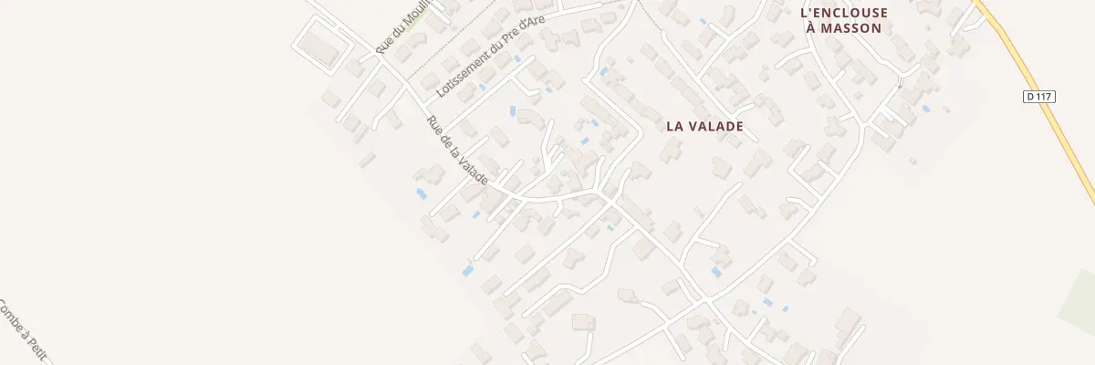 Plan du 22 Rue de la Valade à Semussac