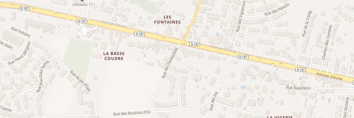 Plan du 1 Rue des Pentecôtes à Tonnay-Charente