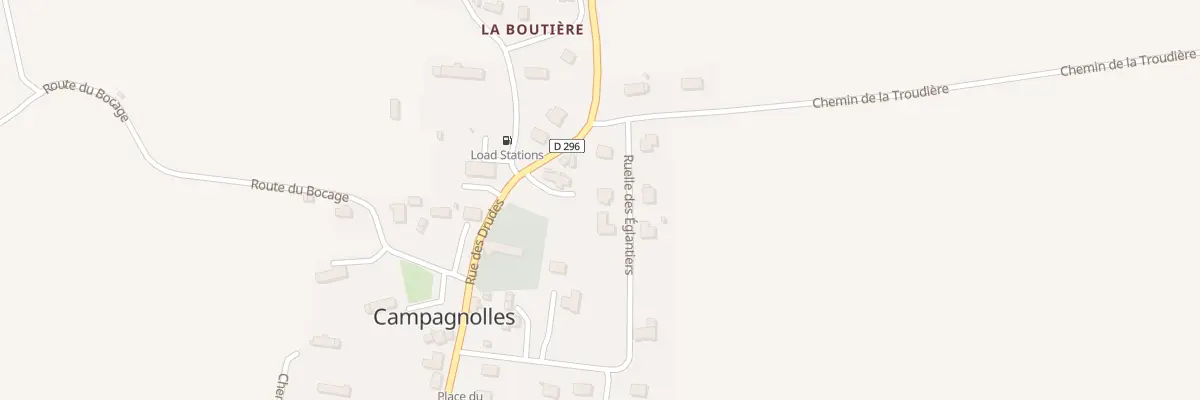 Plan du 1 Rle des Églantiers à Campagnolles