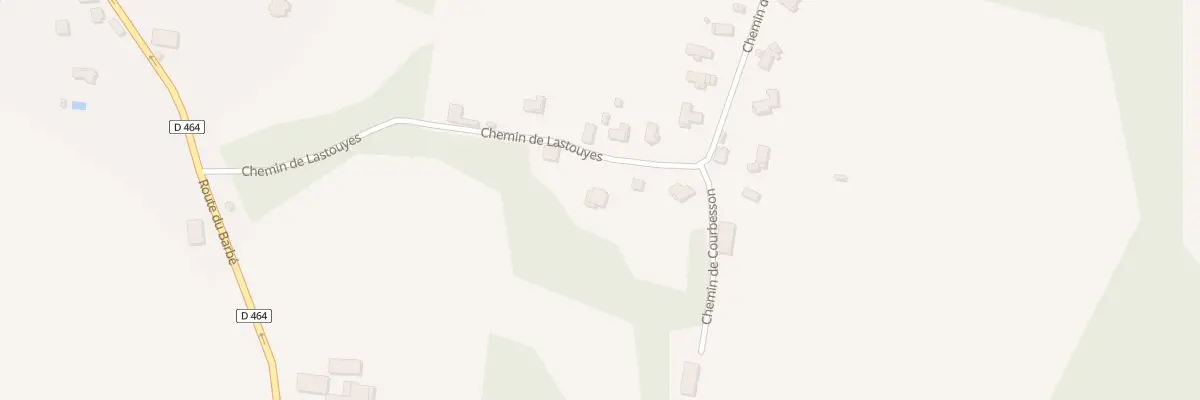 Plan du 340 Che de Lastouyes à Habas