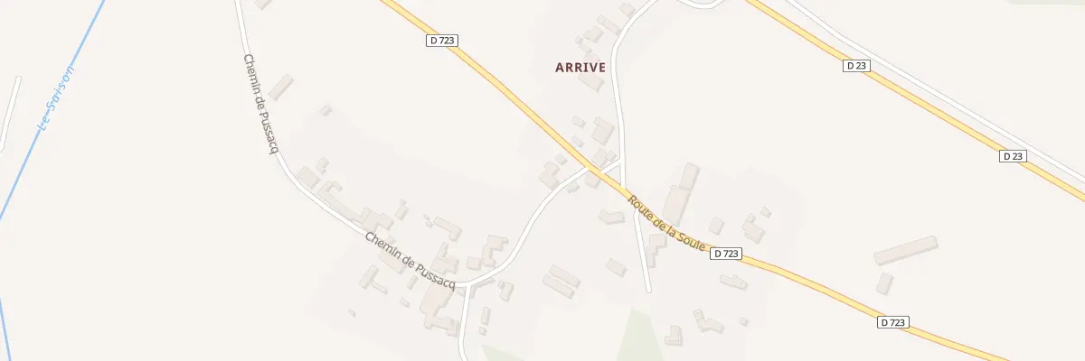 Plan du 22 Che de Pussacq à Saint-Gladie-Arrive-Munein