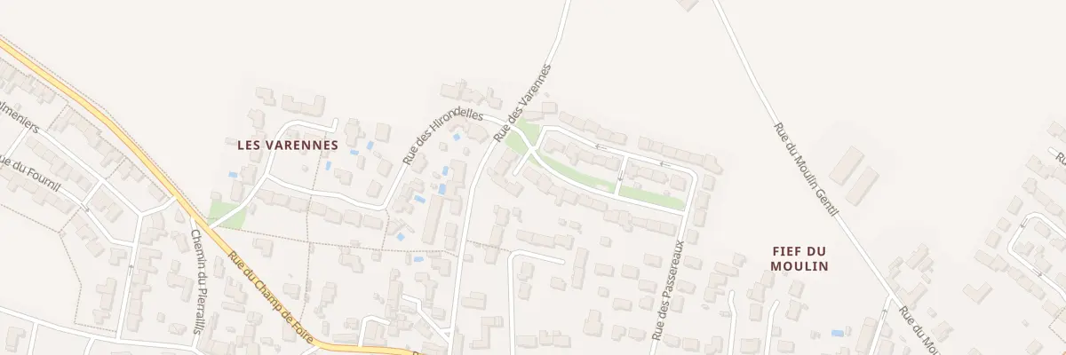 Plan du 50 Rue des Passereaux au Thou