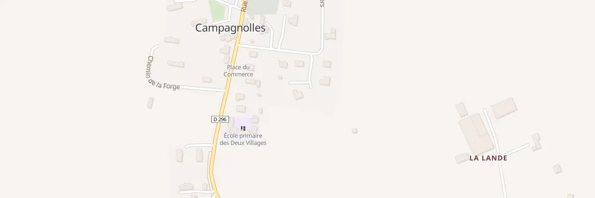 Plan du 3 Imp des Charmes à Campagnolles