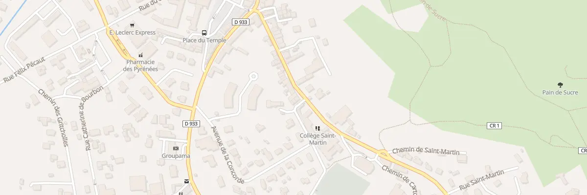 Plan du 30 Rue Saint-Martin à Salies-de-Béarn