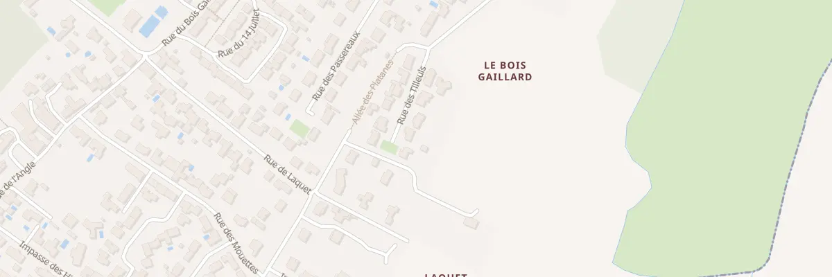 Plan du 7 Rue des Tilleuls à Aigrefeuille-d’Aunis