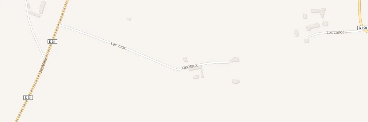 Plan du 15 Les Vaux à Lamberville