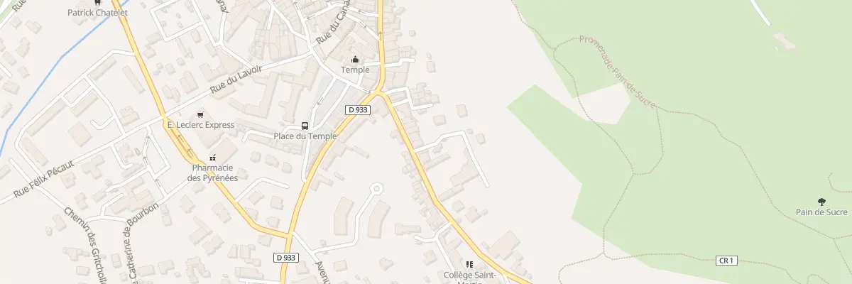 Plan du 15 Rue Saint-Martin à Salies-de-Béarn