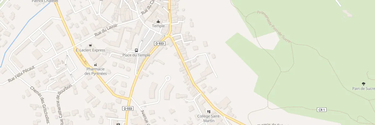 Plan du 21 Rue Saint-Martin à Salies-de-Béarn