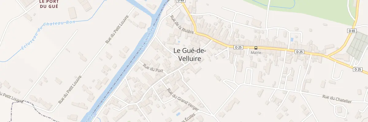 Plan du 2 Rue du four au Gué-de-Velluire