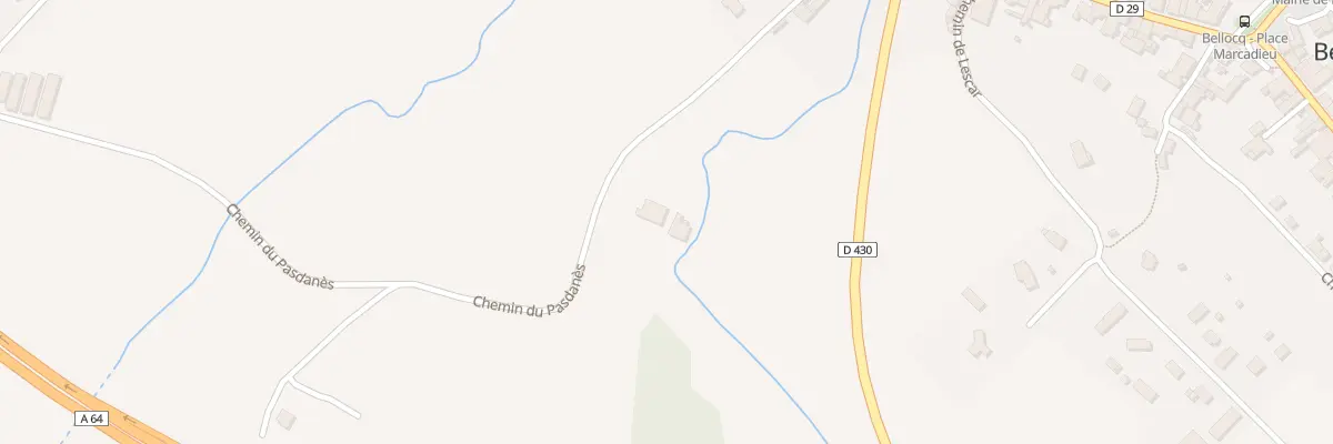 Plan du 3 Che du Pasdanes à Bellocq