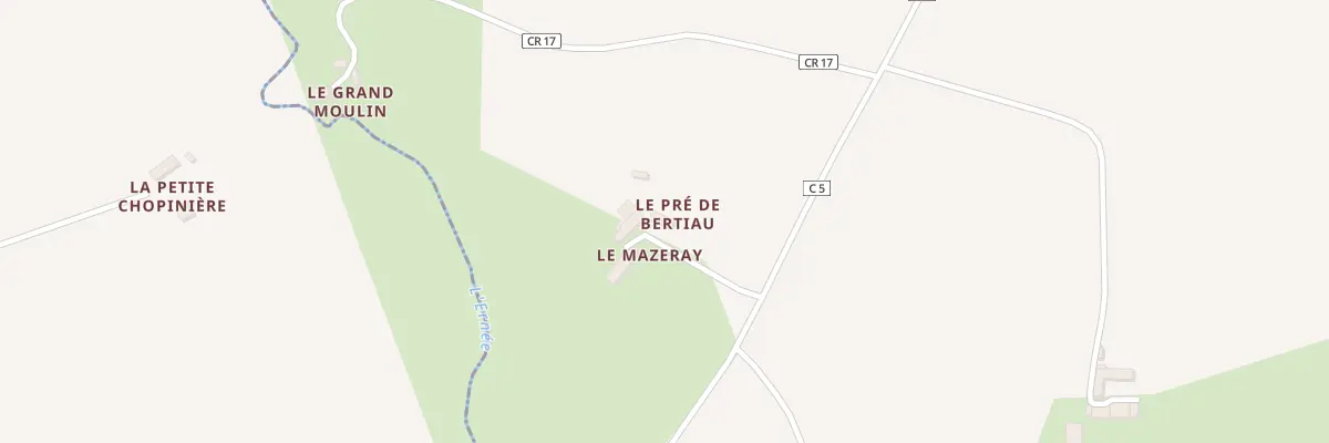 Plan du 2 Le Mezeray à Carelles
