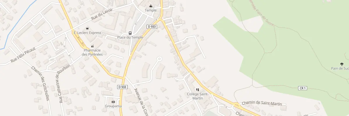 Plan du 18 Rue Saint-Martin à Salies-de-Béarn