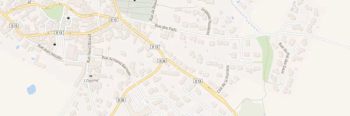 Plan du 8 Rue du Mal de Lattre de Tassig au Boupère