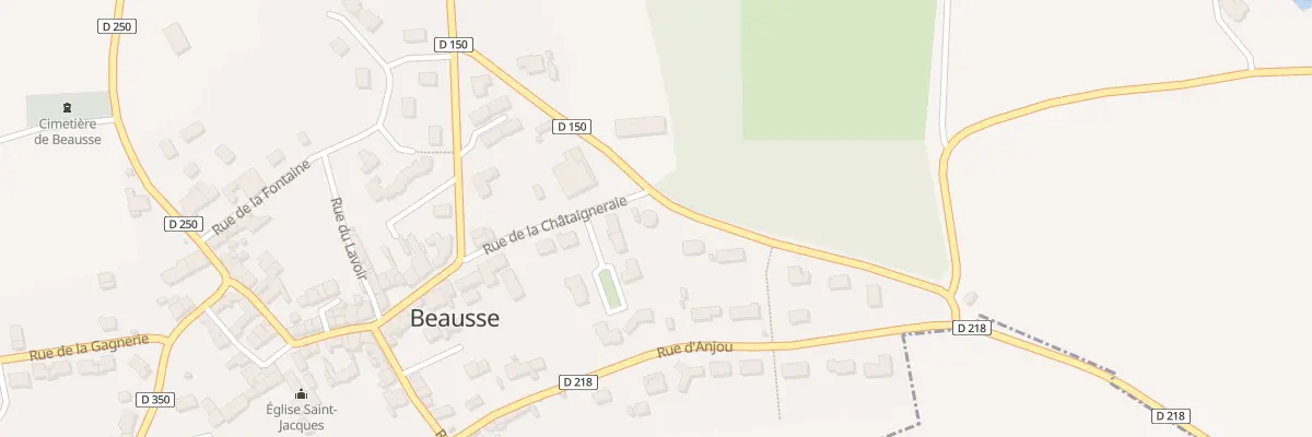 Plan du 2 Rue de la Chapelle (Beausse) à Mauges-sur-Loire