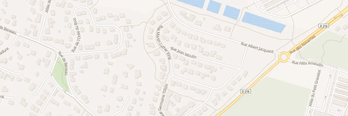 Plan du 15 Rue Jean Moulin à Mios