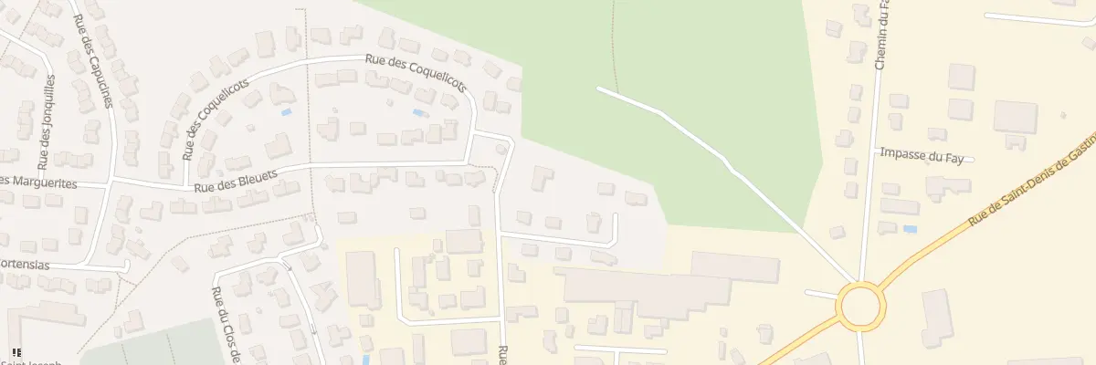 Plan du 14 Rue Ambroise Paré à Ernée