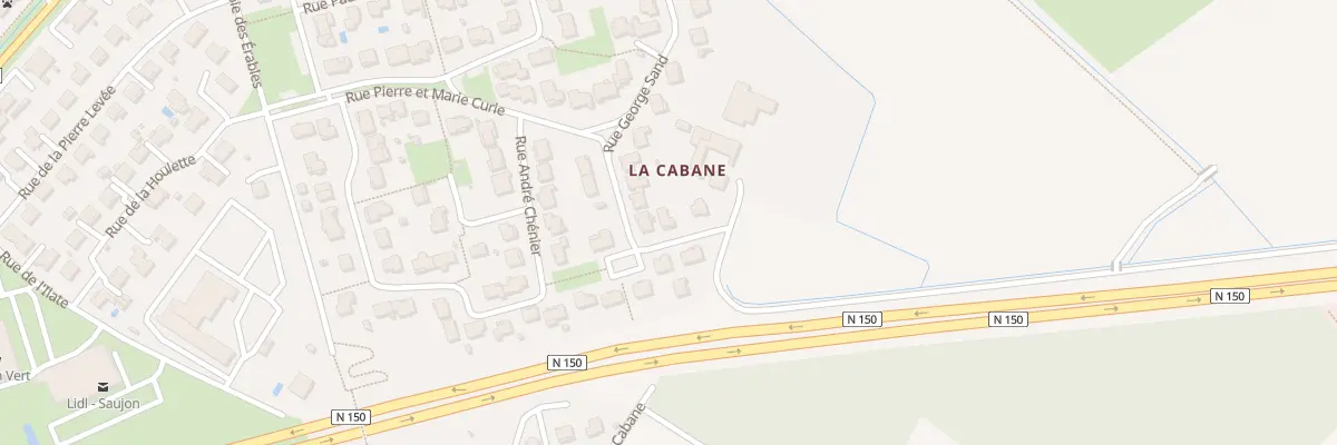 Plan du 33 Rue George Sand à Saujon
