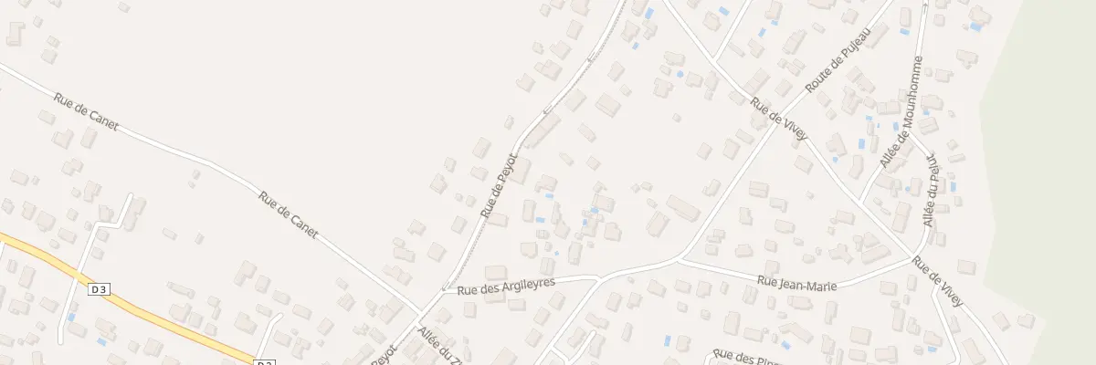 Plan du 12 Rue de Peyot à Mios