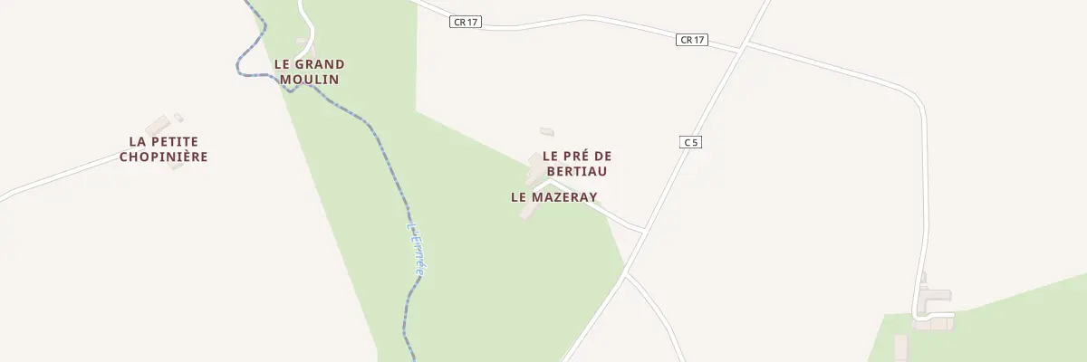 Plan du 4 Le Mezeray à Carelles