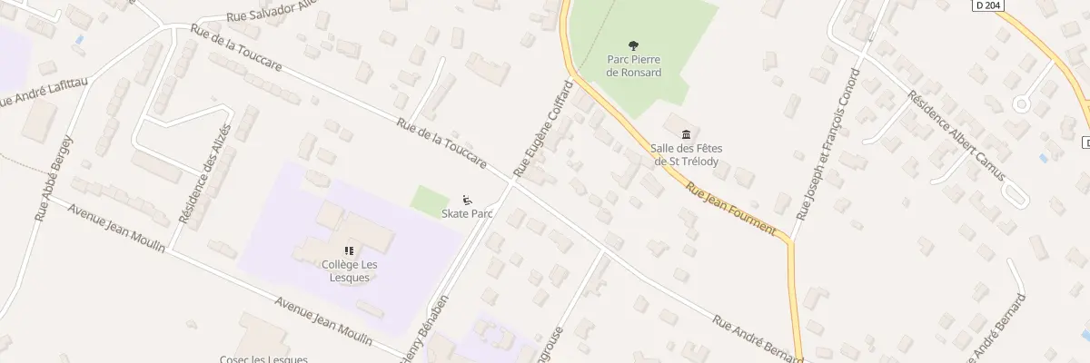 Plan du 1 Rue André Bernard à Lesparre-Médoc