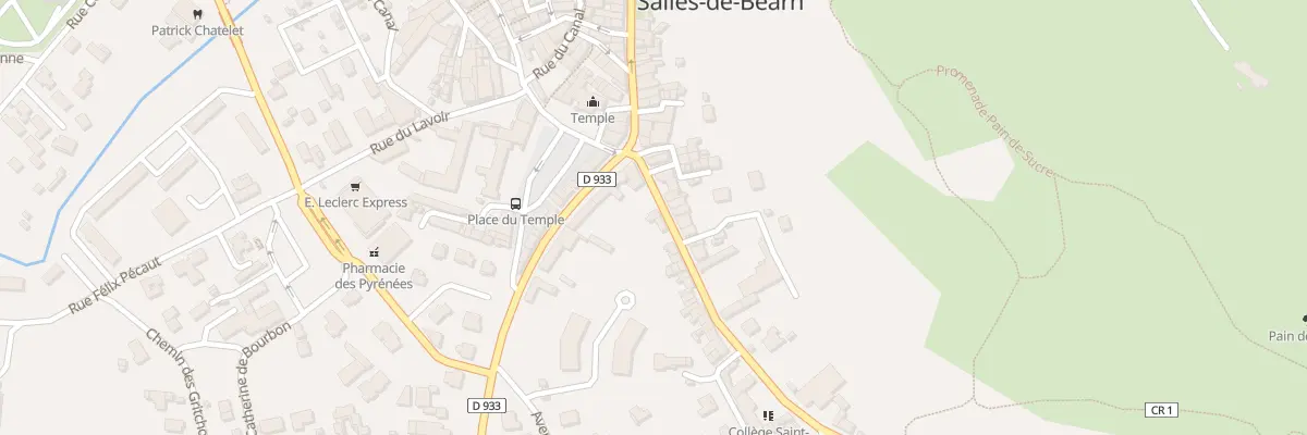 Plan du 4 Rue Saint-Martin à Salies-de-Béarn