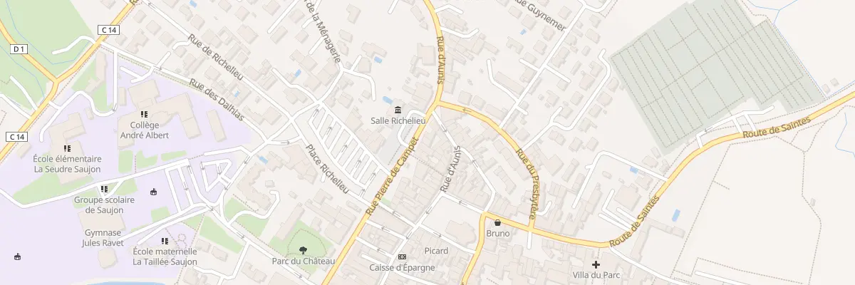 Plan du 51 Rue Pierre de Campet à Saujon