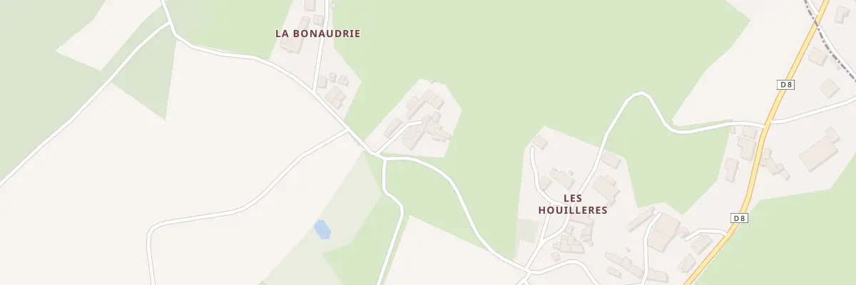 Plan du 300 Les Houillères à Saint-Laurent-de-la-Salle