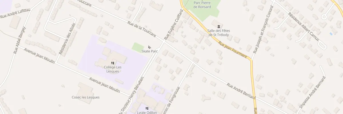 Plan du 2B Rue André Bernard à Lesparre-Médoc