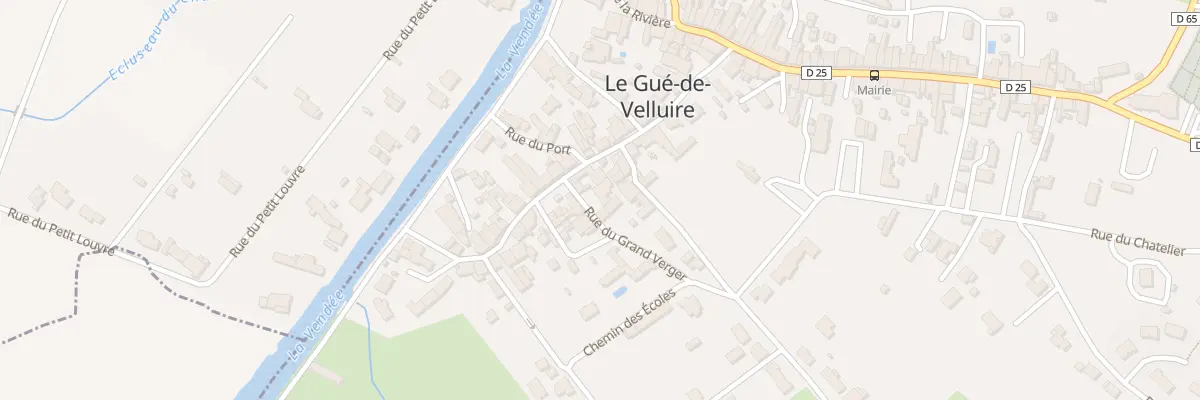 Plan du 8 Rue du gd verger au Gué-de-Velluire