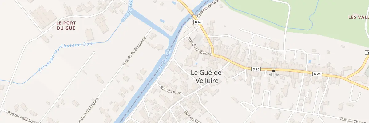 Plan du 4 Rue du four au Gué-de-Velluire