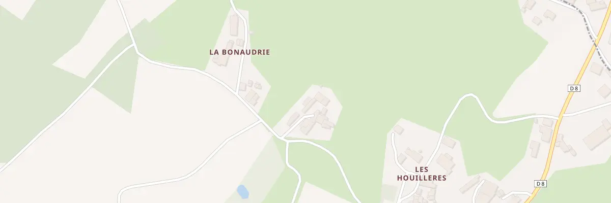 Plan du 308 Les Houillères à Saint-Laurent-de-la-Salle